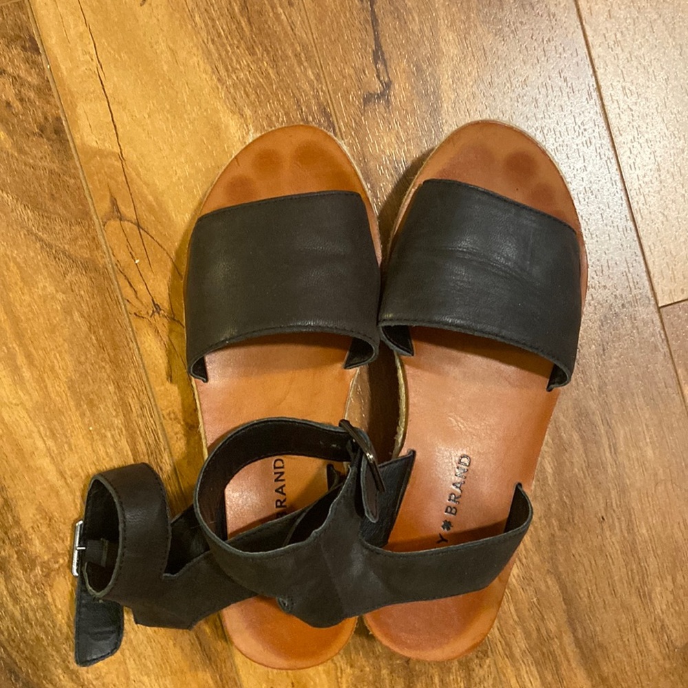 Lucky Brand Black Wedges
